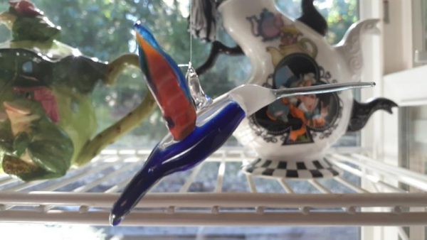 Hummingbird sculpture