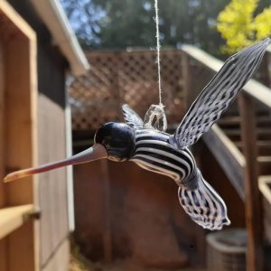 Hummingbird sculpture